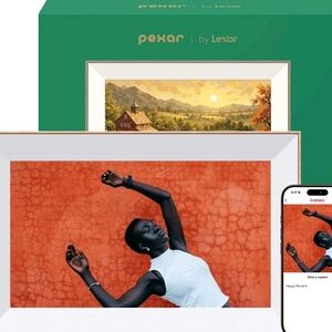 Pexar Digital Frame by Lexar — White Frame